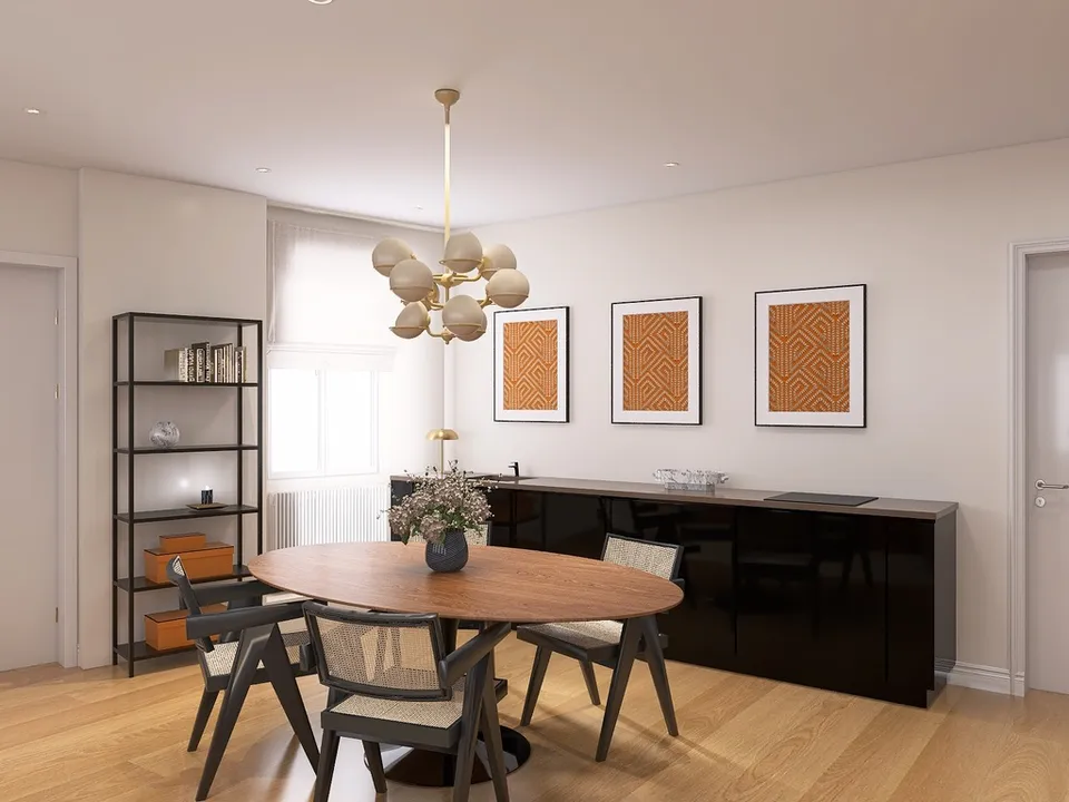 Projekt Orange Box Edit von Studio Olivia Interior – Interior-Visualisierung im Modern-Heritage-Stil (Ansicht 2)