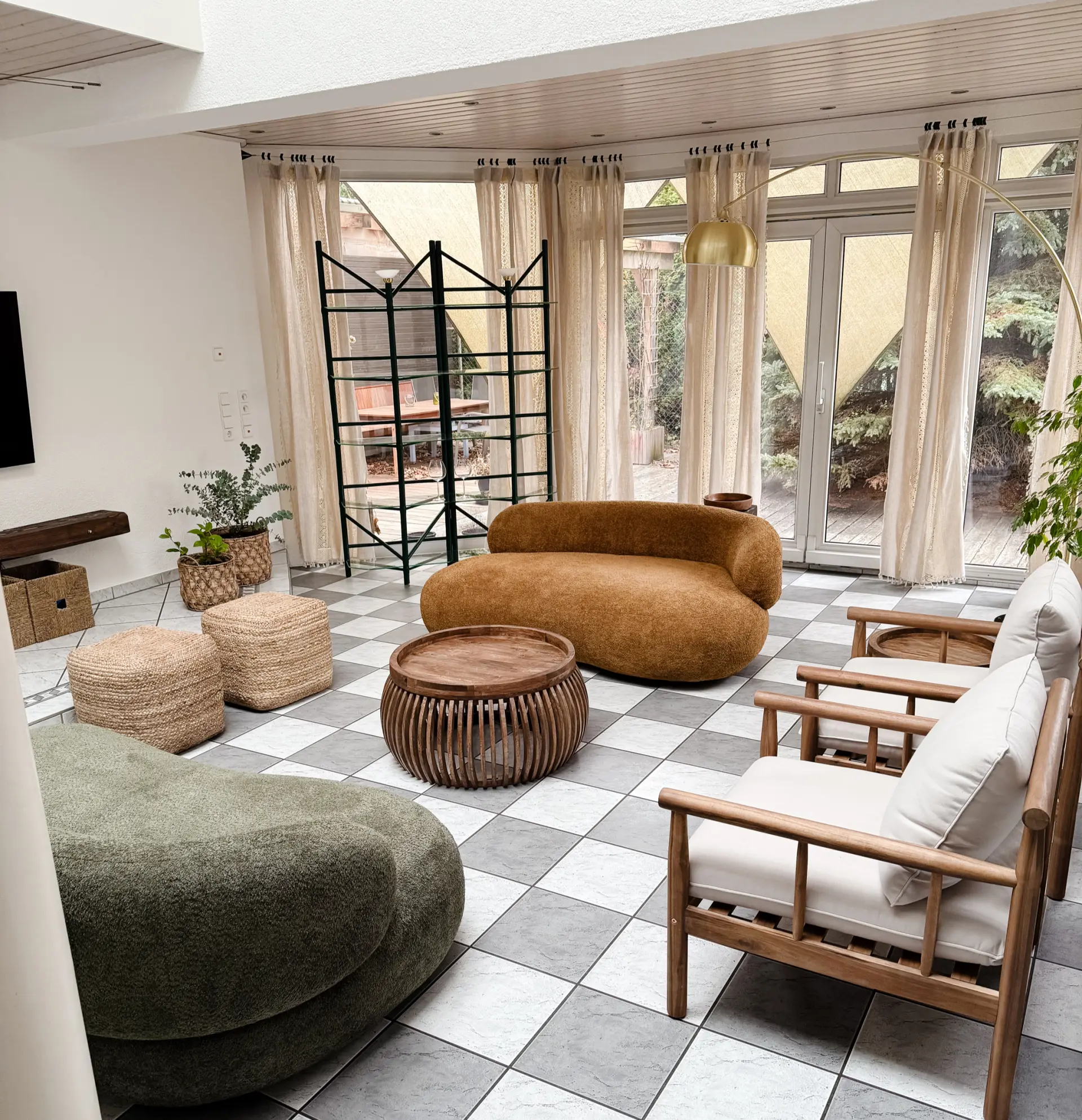 WOHNZIMMER Nach der Umgestaltung