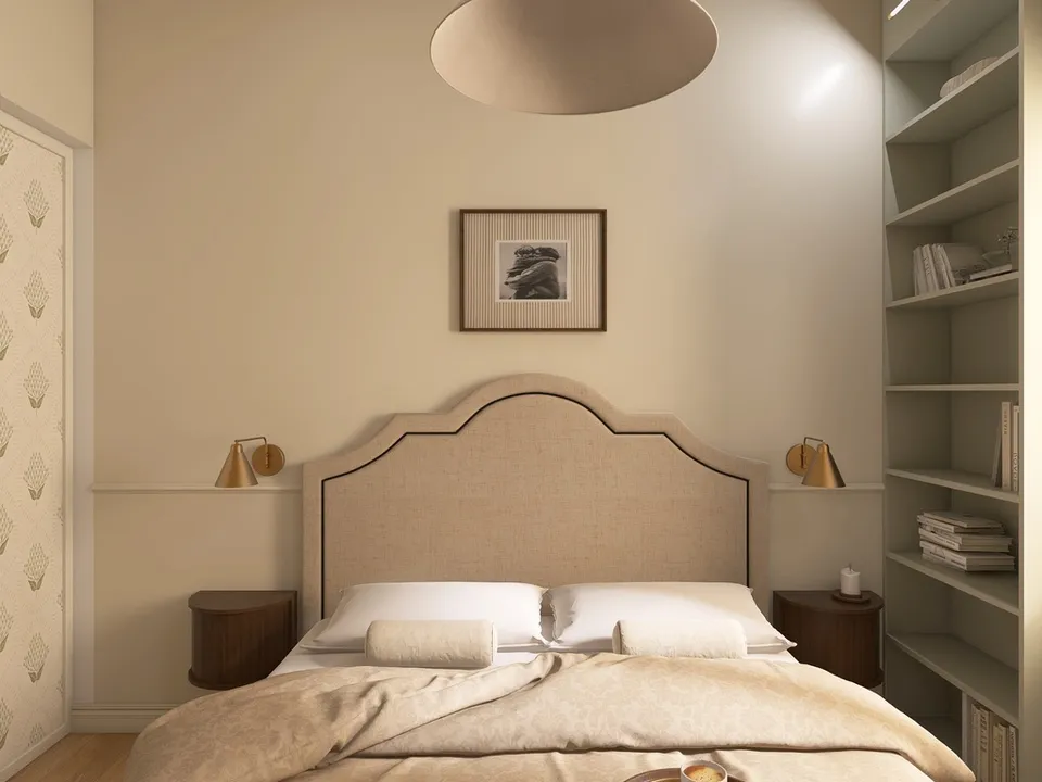 Projekt Warm & Collected von Studio Olivia Interior – Interior-Visualisierung im Modern-Heritage-Stil (Ansicht 6)