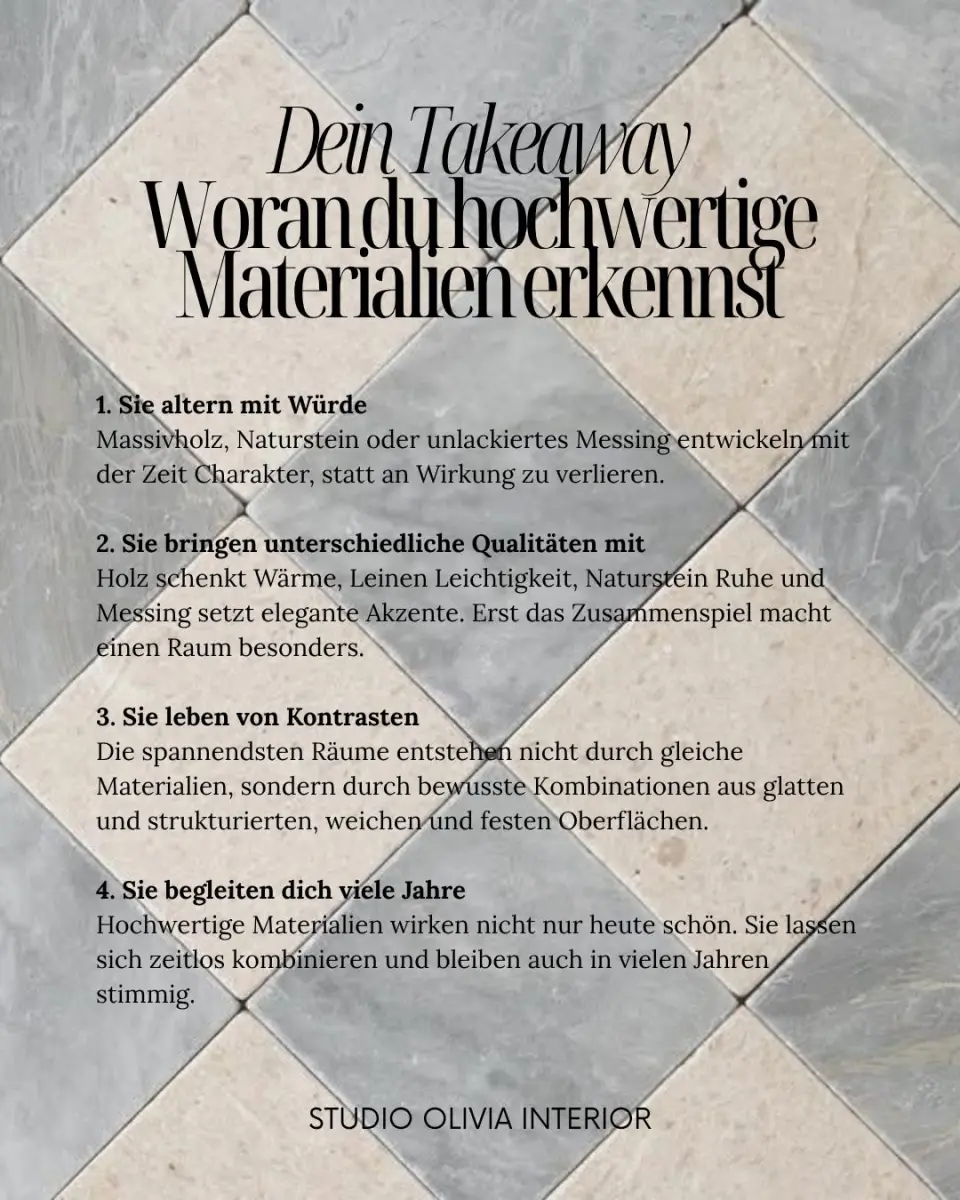 Warum hochwertige Räume mit den richtigen Materialien beginnen